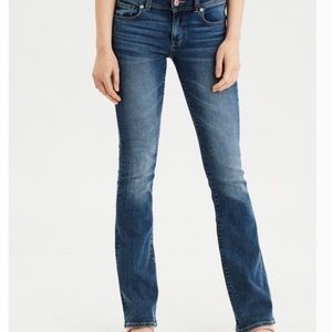 American Eagle Women’s Super Stretch Kick Boot Denim Jeans - Plus Size (A18)